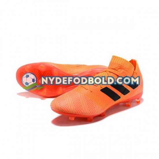 Orange Sort Fodboldstøvler Adidas Nemeziz8.1 FG