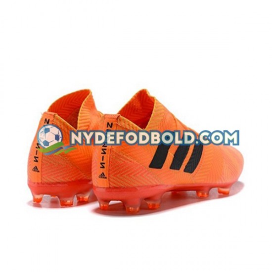 Orange Sort Fodboldstøvler Adidas Nemeziz8.1 FG