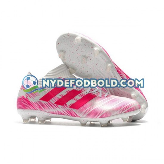 Lyserød Hvid Fodboldstøvler Adidas Nemeziz8.1 FG