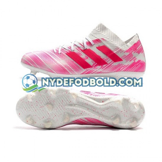 Lyserød Hvid Fodboldstøvler Adidas Nemeziz8.1 FG