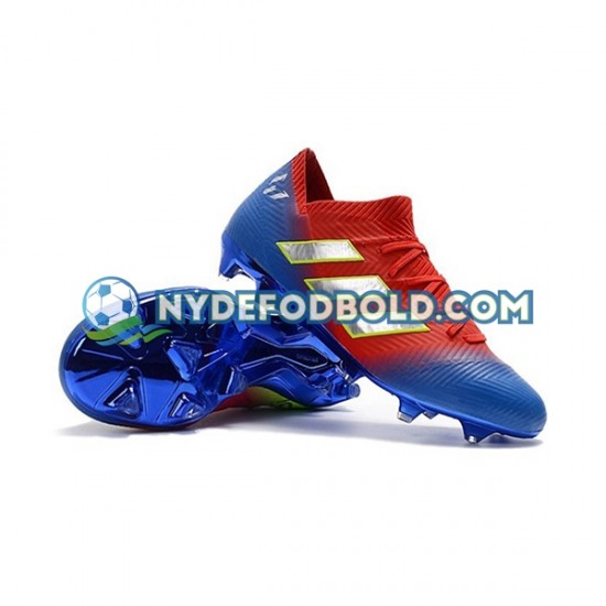 Rød Blå Hvid Fodboldstøvler Adidas Nemeziz8.1 FG