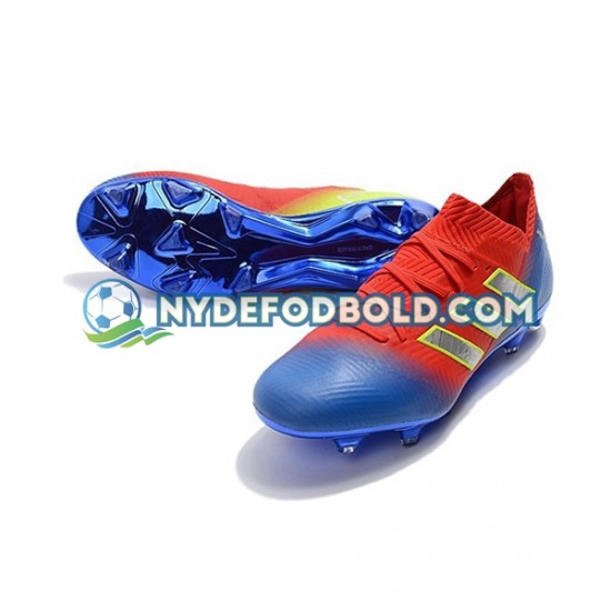 Rød Blå Hvid Fodboldstøvler Adidas Nemeziz8.1 FG