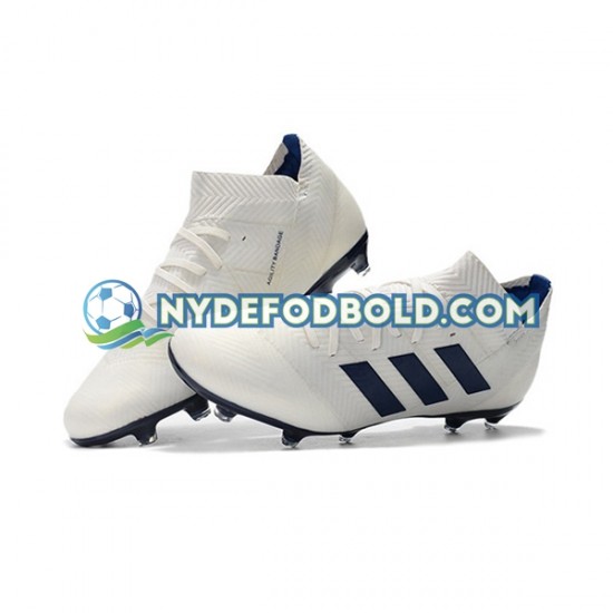 Hvid Sort Fodboldstøvler Adidas Nemeziz8.1 FG