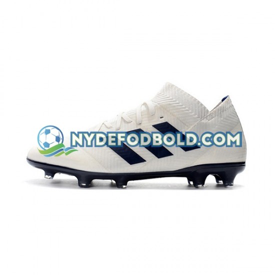 Hvid Sort Fodboldstøvler Adidas Nemeziz8.1 FG