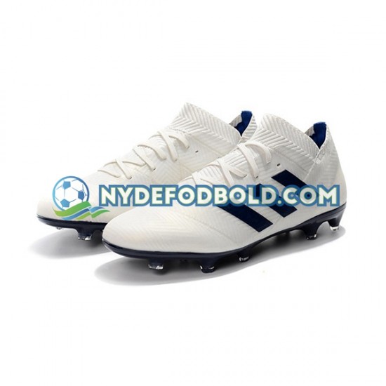 Hvid Sort Fodboldstøvler Adidas Nemeziz8.1 FG