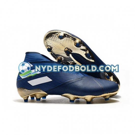 Blå Hvid Sort Fodboldstøvler Adidas Nemeziz9 FG