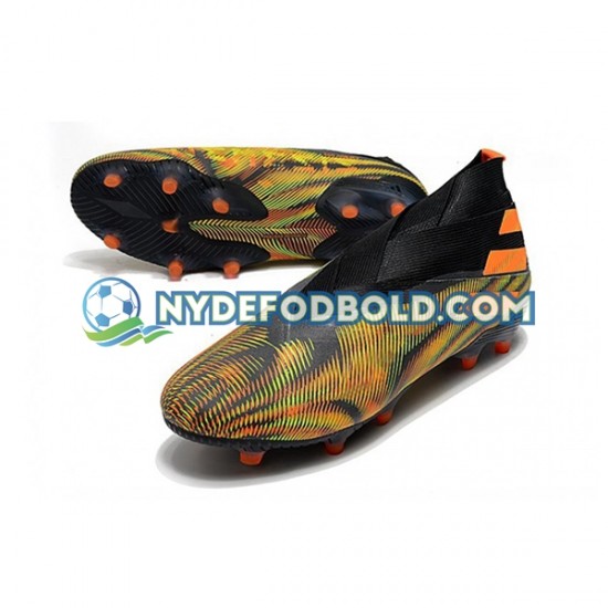 Orange Grøn Sort Fodboldstøvler Adidas Nemeziz9 FG