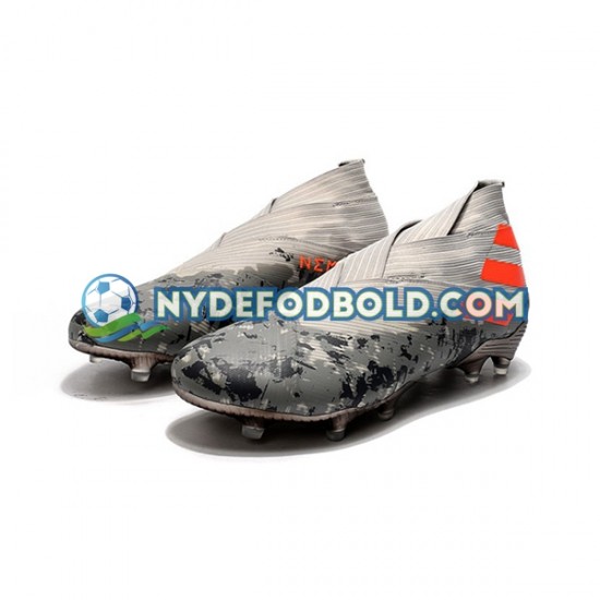 Grå Orange Fodboldstøvler Adidas Nemeziz9 FG