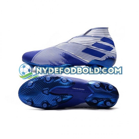 Blå Hvid Fodboldstøvler Adidas Nemeziz9 FG