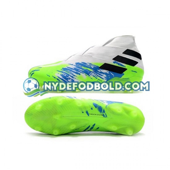 Blå Hvid Grøn Fodboldstøvler Adidas Nemeziz9 FG