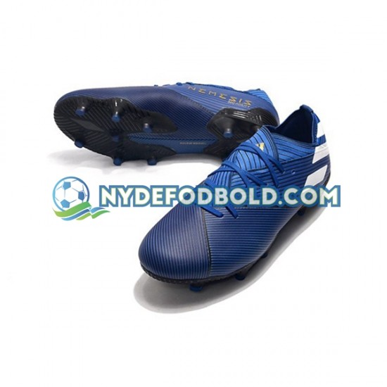 Blå Hvid Fodboldstøvler Adidas Nemeziz9.1 FG