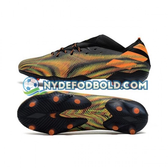 Lyserød Grøn Sort Fodboldstøvler Adidas Nemeziz9.1 FG