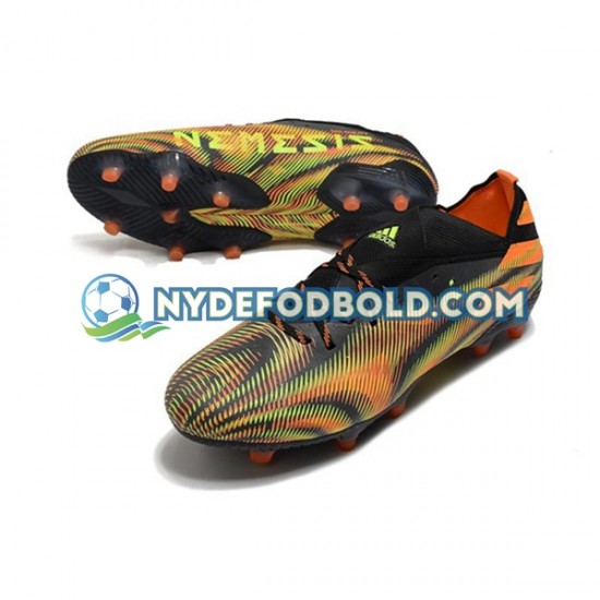 Lyserød Grøn Sort Fodboldstøvler Adidas Nemeziz9.1 FG