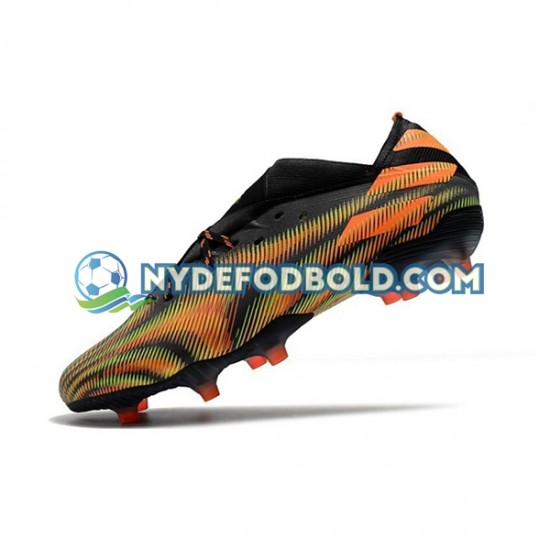 Lyserød Grøn Sort Fodboldstøvler Adidas Nemeziz9.1 FG