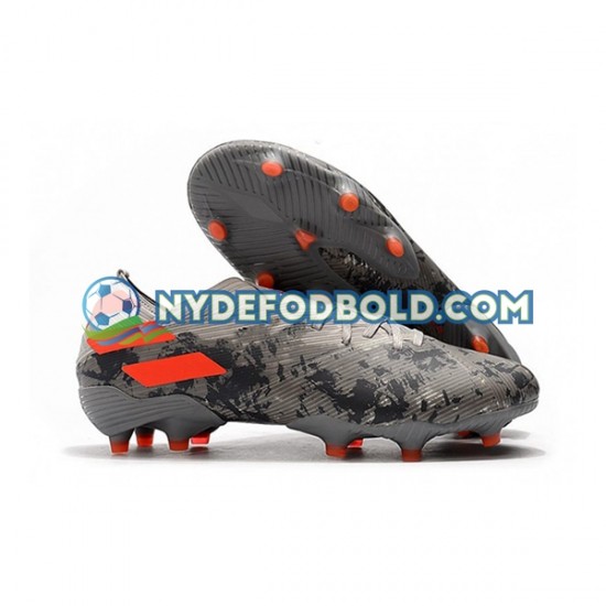 Grå Orange Hvid Fodboldstøvler Adidas Nemeziz9.1 FG