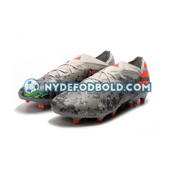 Grå Orange Hvid Fodboldstøvler Adidas Nemeziz9.1 FG
