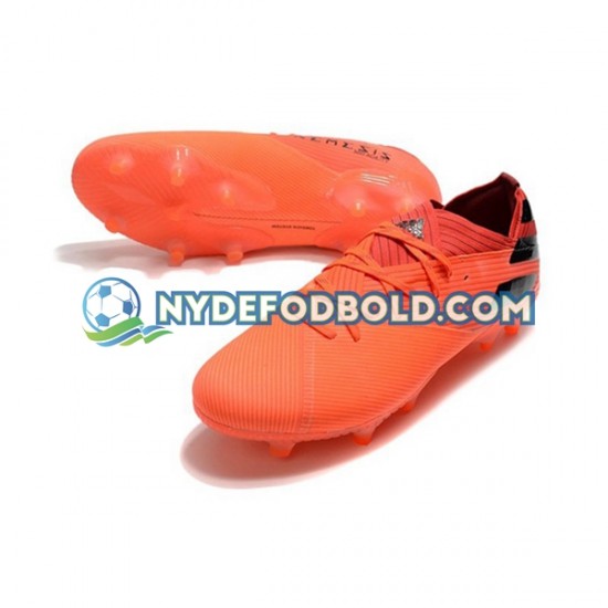 Rød Orange Sort Fodboldstøvler Adidas Nemeziz9.1 FG Inflight