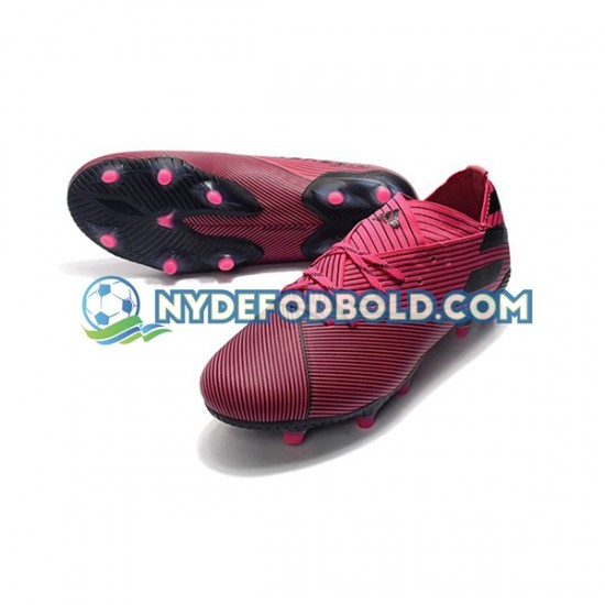 Lyserød Sort Fodboldstøvler Adidas Nemeziz9.1 FG
