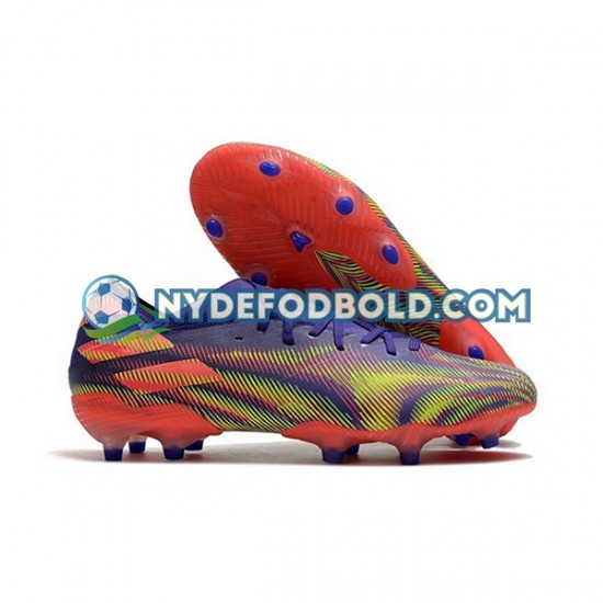 Lilla Lyserød Grøn Fodboldstøvler Adidas Nemeziz9.1 FG Precision To Blur