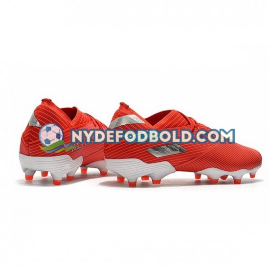 Rød Hvid Fodboldstøvler Adidas Nemeziz9.1 FG