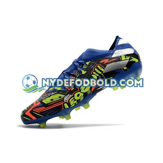 Blå Gul Hvid Fodboldstøvler Adidas Nemeziz9.1 FG The Journey