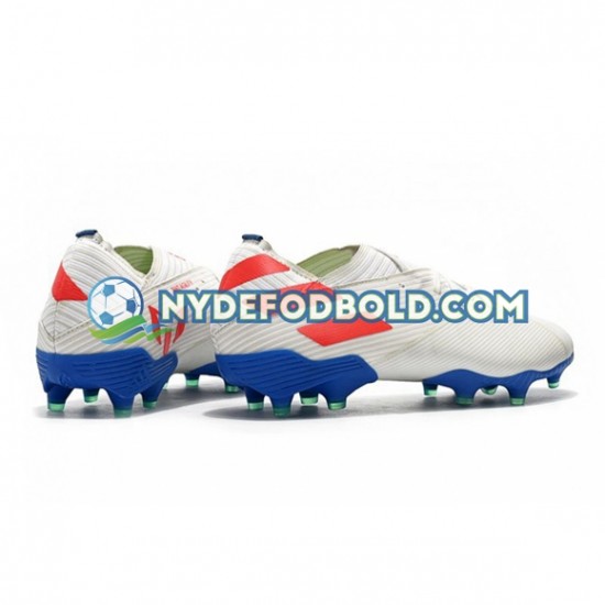 Rød Blå Hvid Fodboldstøvler Adidas Nemeziz9.1 FG