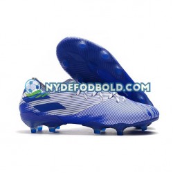 Blå Hvid Fodboldstøvler Adidas Nemeziz9.1 FG