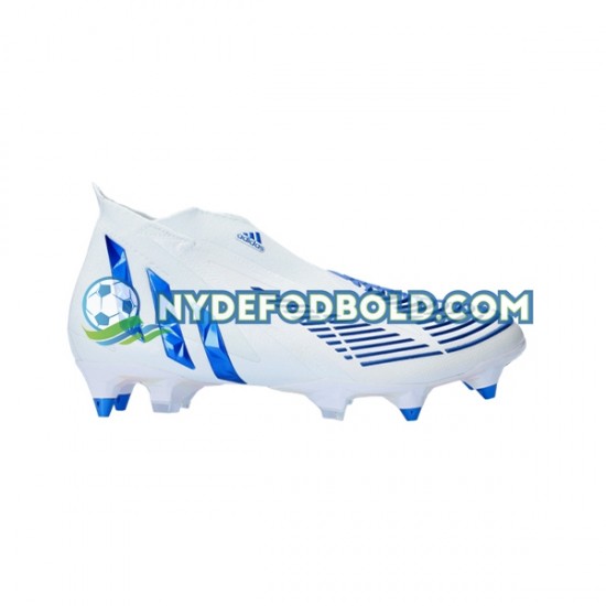 Blå Hvid Fodboldstøvler Adidas Predator EDGE SG Diamond Edge