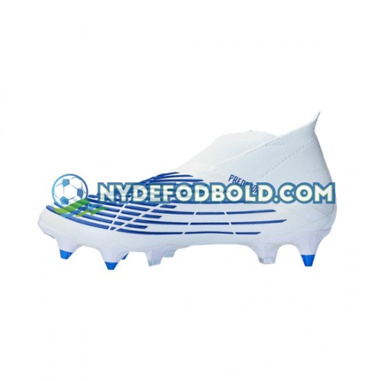 Blå Hvid Fodboldstøvler Adidas Predator EDGE SG Diamond Edge