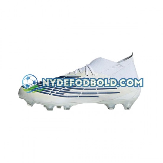 Blå Hvid Fodboldstøvler Adidas Predator EDGE.1 AG Diamond Edge