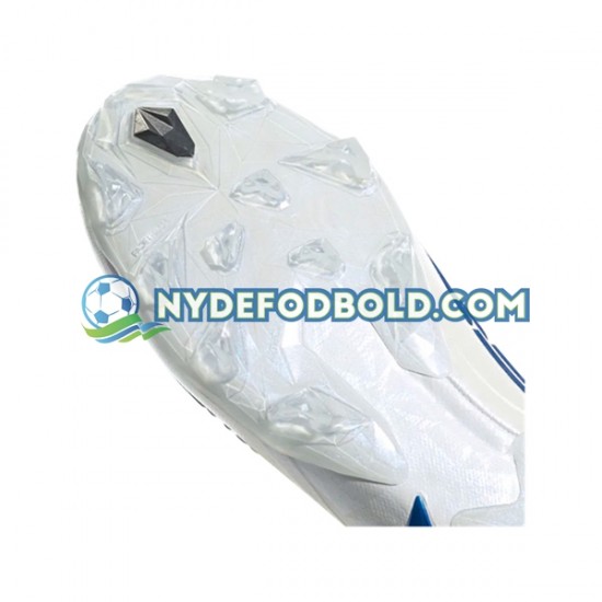 Blå Hvid Fodboldstøvler Adidas Predator EDGE.1 AG Diamond Edge
