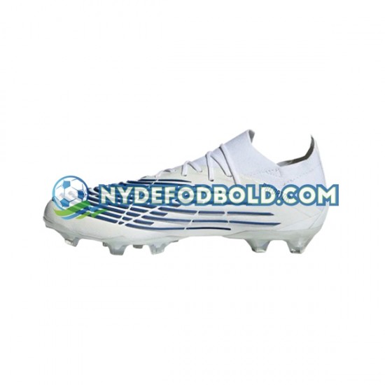 Blå Hvid Fodboldstøvler Adidas Predator EDGE.1 L AG Diamond Edge
