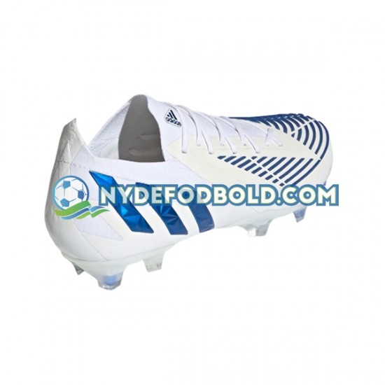 Blå Hvid Fodboldstøvler Adidas Predator EDGE.1 L FG Diamond Edge