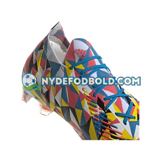 Blå Gul Fodboldstøvler Adidas Predator EDGE.1 L FG Geometric