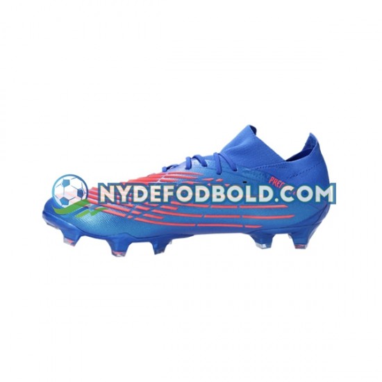 Rød Blå Fodboldstøvler Adidas Predator EDGE.1 L FG Sapphire Edge
