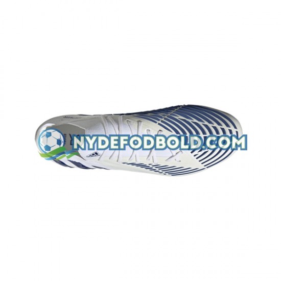 Blå Hvid Fodboldstøvler Adidas Predator EDGE.1 L SG Diamond Edge