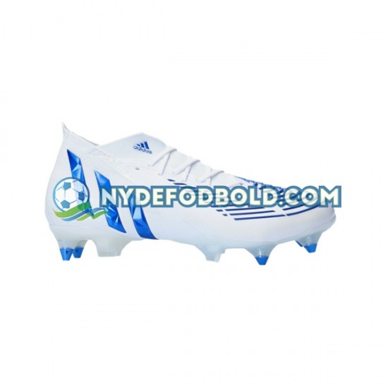 Blå Hvid Fodboldstøvler Adidas Predator EDGE.1 SG Diamond Edge