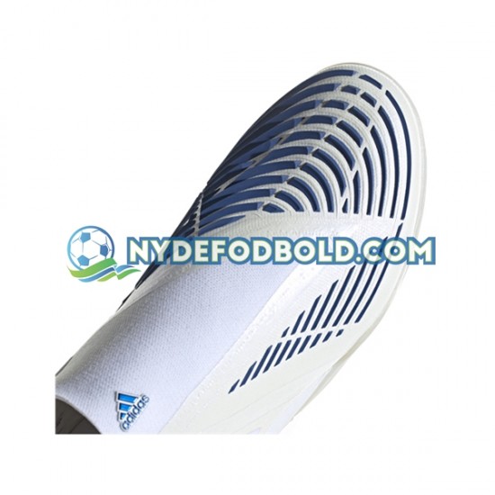 Blå Hvid Fodboldstøvler Adidas Predator EDGE.1 TF Diamond Edge