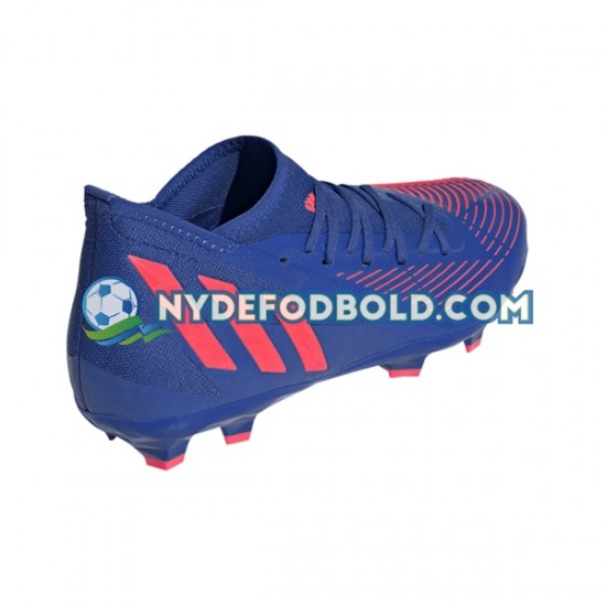Rød Blå Fodboldstøvler Adidas Predator EDGE.3 FG Sapphire Edge