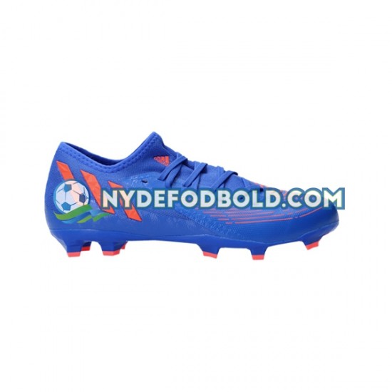 Rød Blå Fodboldstøvler Adidas Predator EDGE.3 L FG Sapphire Edge