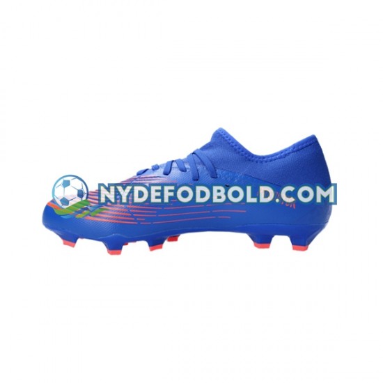 Rød Blå Fodboldstøvler Adidas Predator EDGE.3 L FG Sapphire Edge