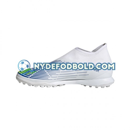 Blå Hvid Fodboldstøvler Adidas Predator EDGE.3 LL TF Diamond Edge