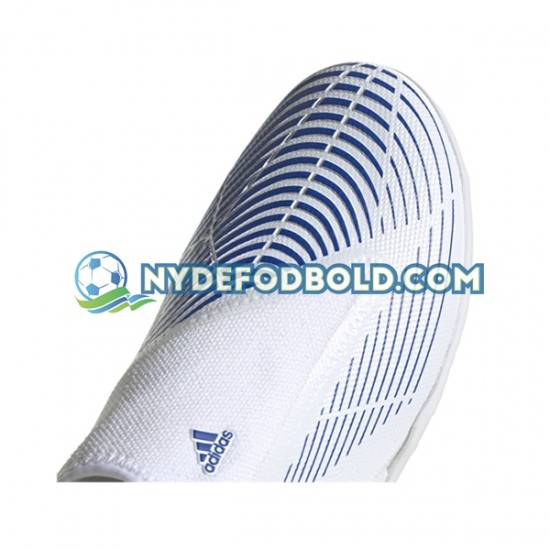 Blå Hvid Fodboldstøvler Adidas Predator EDGE.3 LL TF Diamond Edge