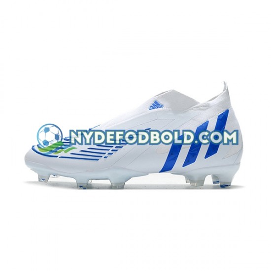 Blå Hvid Fodboldstøvler Adidas Predator Edge Geometric FG