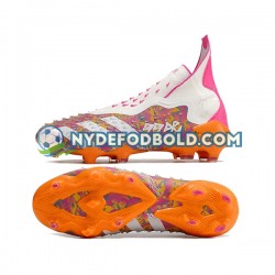 Lilla Orange Hvid Fodboldstøvler Adidas Predator FREAK FG