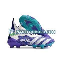 Lilla Hvid Fodboldstøvler Adidas Predator FREAK FG
