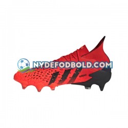 Rød Sort Fodboldstøvler Adidas Predator FREAK.1 SG Meteorite