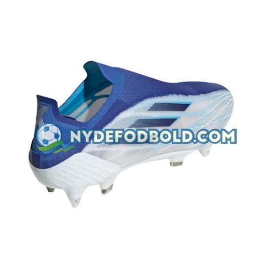 Blå Hvid Fodboldstøvler Adidas X SPEEDFLOW SG Diamond Edge