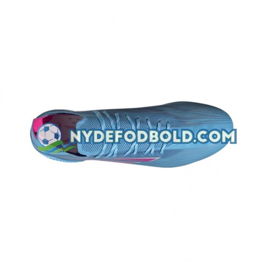 Lyserød Blå Hvid Fodboldstøvler Adidas X SPEEDFLOW.1 FG Sapphire Edge