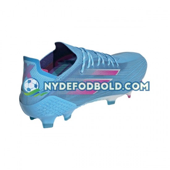 Lyserød Blå Hvid Fodboldstøvler Adidas X SPEEDFLOW.1 FG Sapphire Edge
